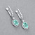 Earrings with paraiba tourmalines and diamonds