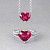 Ring with rubellite tourmaline and diamonds