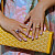 Ring with yellow sapphire and diamonds