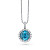 Pendant with zircon and diamonds