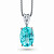 Pendant with  paraiba tourmaline and diamond