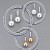 Earrings with South Sea pearls and diamonds