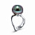 Ring with Tahitian pearl
