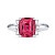 Ring with tourmaline and diamonds