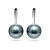 Earrings with Tahitian pearls and diamonds