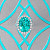 Ring with paraiba tourmaline and diamonds