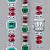 Bracelet with emeralds, rubies and diamonds