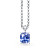 Pendant with sapphire and diamond