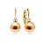 Earrings with golden South Sea pearls and diamonds