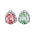 Earrings with tourmalines and diamonds