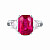 Ring with Mahenge spinel and diamonds