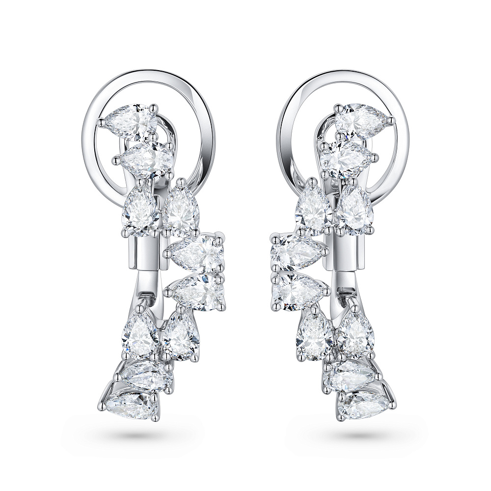 Earrings with diamonds картинка 1