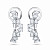 Earrings with diamonds