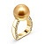Ring with golden South Sea pearl and diamonds