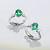 Ring with paraiba tourmaline and diamonds