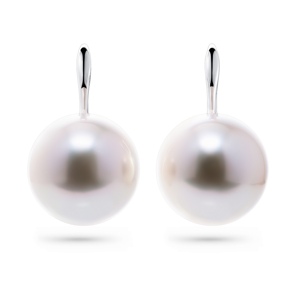 Earrings with South Sea pearl картинка 1