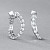 Earrings with diamonds
