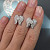 Earrings with diamonds