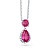 Pendant with pink spinels and diamonds