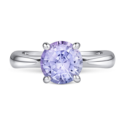 Ring with lavender tanzanite