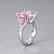 Ring with tourmaline and diamonds