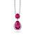 Pendant with pink spinels and diamonds