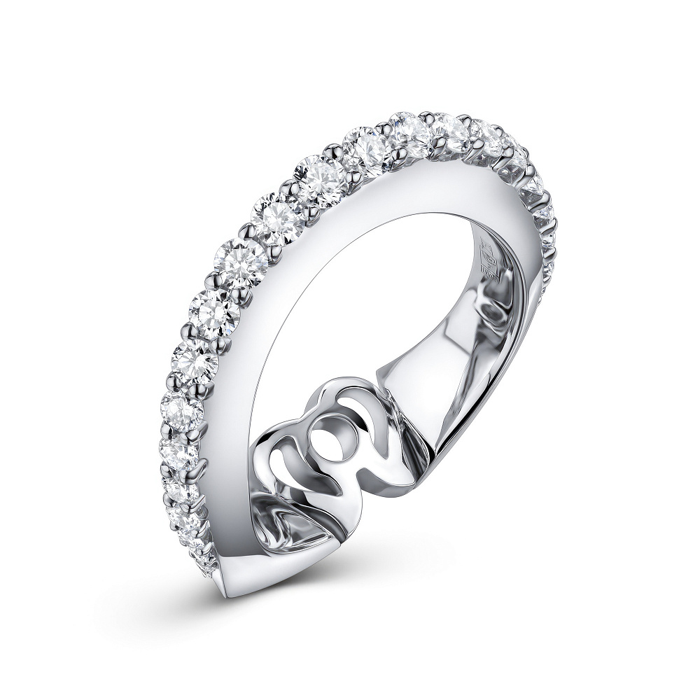 Ring with diamonds картинка 1