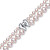 Choker with akoya semihana pearls 9.0-9.5 and 5.0-5.5 mm