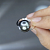 Ring with Tahitian pearl and diamonds