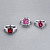 Ring with spinel and diamonds