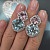 Earrings with morganites, aquamarines and diamonds