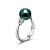 Ring with Tahitian pearl and diamonds