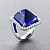 Ring with tanzanite and diamonds