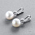 Earrings with South Sea pearls and diamonds