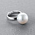 Ring with South Sea pearl and diamonds