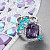 Ring with spinel, paraiba tourmalines and diamonds