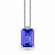 Pendant with tanzanite and diamonds