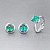 Ring with Lagoon tourmaline