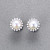 Stud earrings with Akoya pearls and diamonds