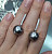 Earrings with Tahitian pearls and diamonds