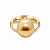 Ring with golden South Sea pearl and diamonds
