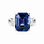  Ring with purple spinel and diamonds