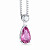 Pendant with spinel and diamond