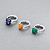 Ring with yellow sapphire and diamonds