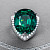  Ring with indicolite tourmaline and diamonds