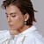 Earrings with Tahitian pearl