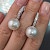 Earrings with South Sea pearls and diamonds