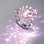 Ring with morganite and diamonds