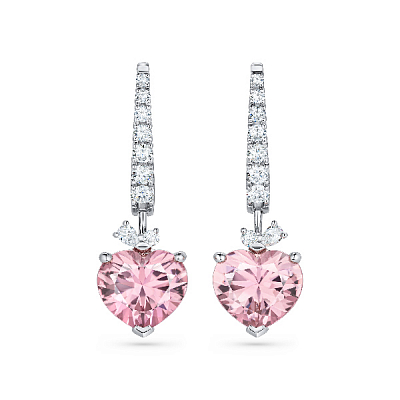 Earrings with tourmalines and diamonds