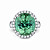 Ring with tourmaline and diamonds